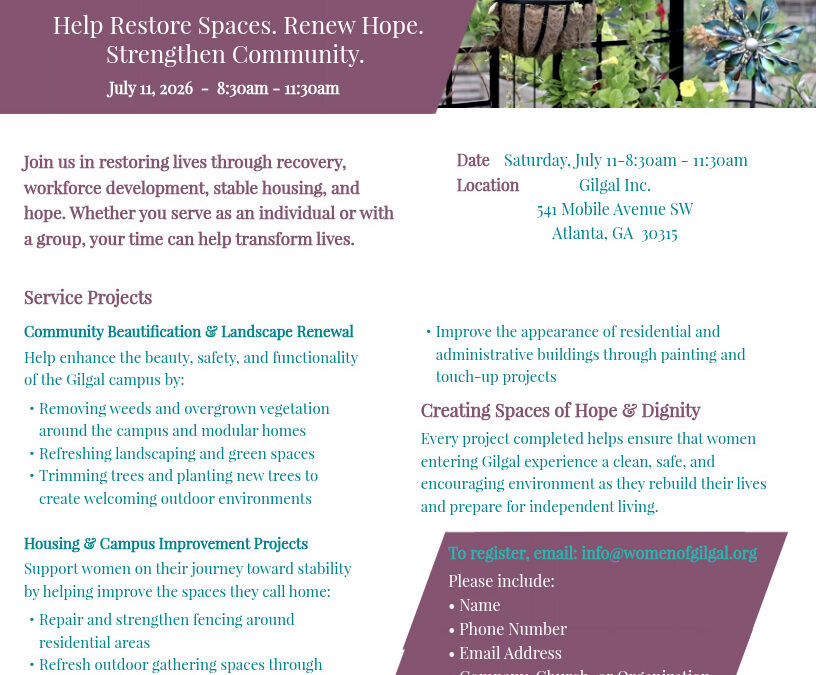 Gilgal Board & Community Day of Service