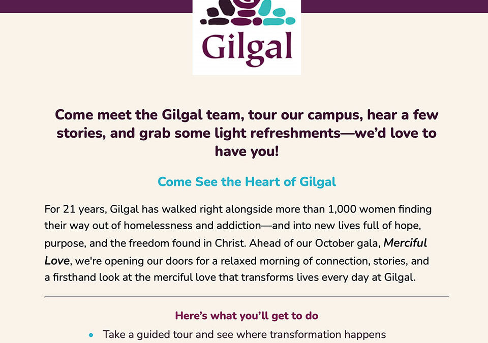 Gilgal Community Open House